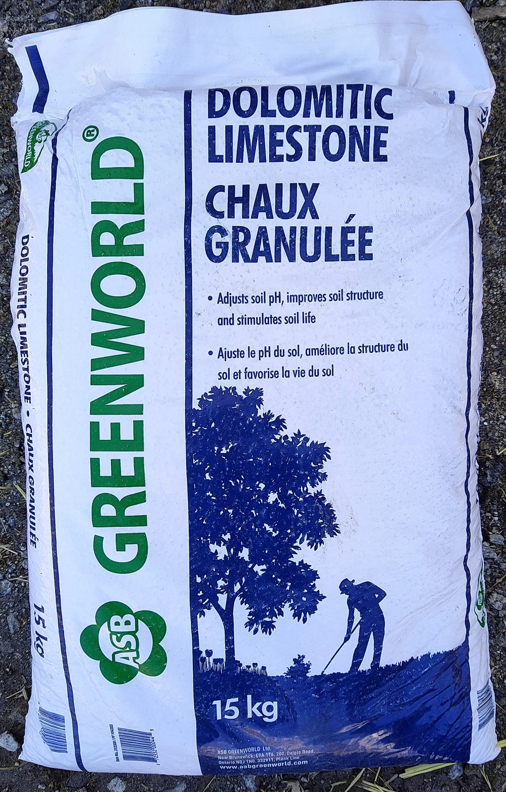 15kg Lime Pelletized Lawns/Garden Dolomitic Spencer's Garden Centre