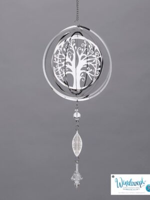 26″ Spinner Tree Of Life Silver 716234