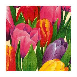 20pk Napkins Paper Tulips
