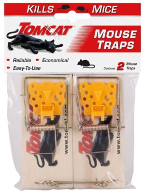 2pk Mouse Trap Wood Tomcat