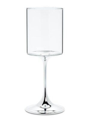 12oz Wine Glass Silver Stem 27-ALTO-GOB