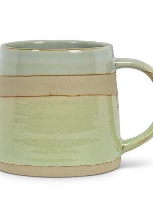 14oz Mug Stoneware Blue/Green 27-POTTERY-BLU
