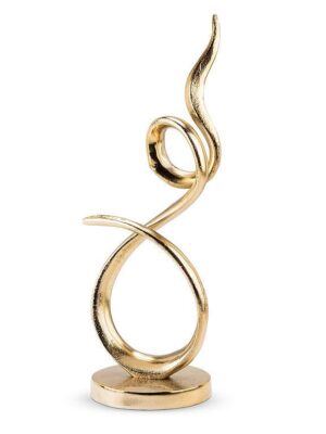 17.5″ Modern Loop Sculpture Gold 30-BULLION-2000