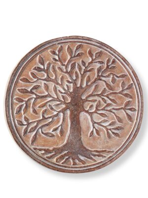 10″ Stepping Stone Tree of Life Brown Resin 720983