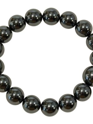 10mm Bracelet Magnetic Hematite Round Bead BBHT