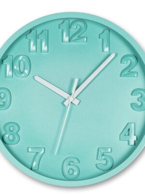 12″ Wall Clock Bold Assorted Colour 27-TIMELY