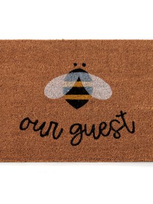 18×30″ Doormat Coir Bee Our Guest 721476