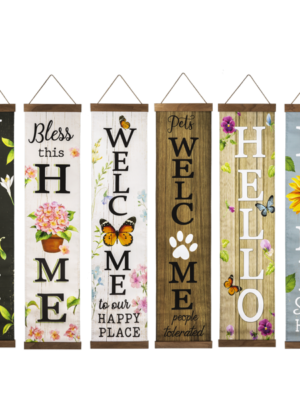 48″ Welcome Banner Wall Decor Assorted ER70880