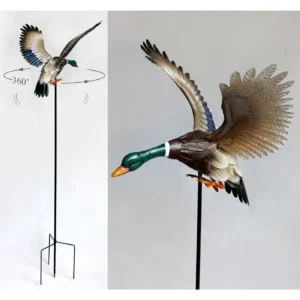 57″ Bird Metal Stake Mallard Duck Spinner GG9597