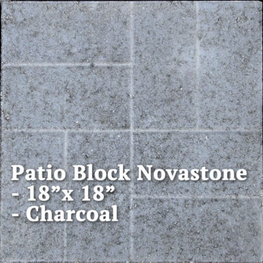 18x18" Novastone Patio Block Natural / Charcoal - Image 2