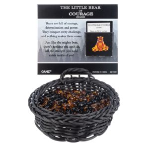 ¾” Charm – Little Bear of Courage Glass ER73529